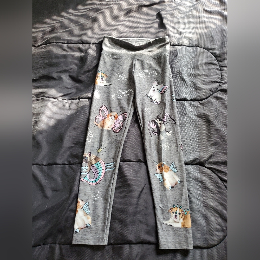 girl 8 Justice graphic leggings